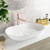 Mondiaz Onni waskom 55x35x10cm ovaal opbouw Solid Surface Talc/Talc SW643548 Mondiaz Onni waskom 55x35x10cm ovaal opbouw Solid Surface Talc/Talc SW643548