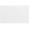 Villeroy & Boch Ecora douchebak - 160x100x3.5cm - afvoer lange zijde - stone white (wit) SW1559001