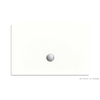 Xenz Flat Plus receveur de douche 100x140cm rectangle blanc mat SW648162