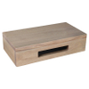 Differnz fonteinplank 40x25x10cm rechthoek met handdoekhouder eiken TWEEDEKANS OUT11607