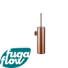 Fugaflow Eccelente Acces porte-brosse de toilette - modèle fermé - mural - rond - cuivre SW1197961