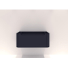 H&R badmeubelen Juice Meuble sous vasque - 100x45x40cm - angles arrondis - 1 tiroir - poignée intégrée - dark blue mat SW867499