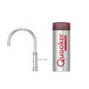 Quooker BE Classic Fusion Round robinet d'eau bouillante - bec pivotant - réservoir PRO3 - Eau chaude / eau bouillante - Chrome SW795606