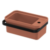 QeramiQ Élan Fonteinset - 45x27cm - 1 kraangat - keramiek - handdoekbeugel - mat roestbruin SW1581574