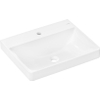 Hansgrohe Xelu Q Wastafel - 60x48cm - met kraangat - zonder overloop - wit SW1406576