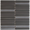 The Mosaic Factory Sevilla mozaïektegel - 29.6x29.9cm - wandtegel - Rechthoek - Porselein Carbon Shades of Gray mat/glans SW1015077
