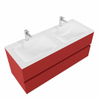 MONDIAZ VICA 120cm badmeubel fire 2 lades wastafel cloud dubbel met 2 kraangaten SW410726 MONDIAZ VICA 120cm badmeubel fire 2 lades wastafel cloud dubbel met 2 kraangaten SW410726