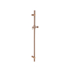 FugaFlow Eccelente Robinet de baignoire avec set de barre coulissante - douchette ronde - flexible de douche lisse - cuivre brossé PVD SW1468265