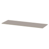 INK Topdeck Plan de lavabo - 140x45x2cm - pour meuble bas - MDF laqué Gris cachemire mat SW798166