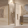 BRAUER Cosmic Nisdeur - 70x200 - draaiend - helder - glas omkeerbaar incl. glascoating - geborsteld goud PVD SW1581006