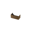 INK Wastafelonderkast - 90x45x37.6cm - 1 lade - push to open - verticaal gefreesd Eiken - Aqua SW693369