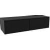 MODULE MONDIAZ ALAN Meuble sous lavabo - 120x45x30cm - 2 tiroirs - push to open - MDF - Urban mat SW523779