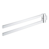 GROHE Selection porte-serviettes - 40cm - double - pivotant - chrome SW444528