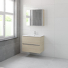 Bruynzeel Miko badmeubelset 66x81x51cm 1 kraangat 1 wasbak 2 lades met spiegelkast met softclose natuur eiken SW384488 Bruynzeel Miko badmeubelset 66x81x51cm 1 kraangat 1 wasbak 2 lades met spiegelkast met softclose natuur eiken SW384488