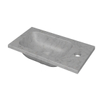 INK Enter lave-mains - 40x22x1.6cm - marbre - 1 trou robinet - blanc mat SW692999