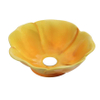 Best Design flower-yellow Vasque à poser - diamètre 40cm - Jaune/rouge SW976257