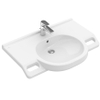 Villeroy & Boch Vicare O.novo Vita wastafel Vita - met 1 kraangat - zonder overloop - 80x55cm - White Alpine (glans wit) 1025047