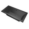 Xenz Society ligbad 180x90x50cm met poten zonder afvoer Acryl Ebony mat (mat zwart/antraciet) SW103369 Xenz Society ligbad 180x90x50cm met poten zonder afvoer Acryl Ebony mat (mat zwart/antraciet) SW103369