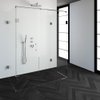 Saniclass Create douchecabine XL 90x160cm profielloos met antikalk en 8mm veiligheidsglas chroom SW223710 Saniclass Create douchecabine XL 90x160cm profielloos met antikalk en 8mm veiligheidsglas chroom SW223710