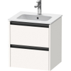Duravit Ketho.2 meuble sous-lavabo 51x42x54,9cm adapté pour 1 bassin Panneau de particules blanc Mat SW772740