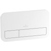 Villeroy en boch Viconnect 2 knops bedieningsplaat wit GA41210 Villeroy en boch Viconnect 2 knops bedieningsplaat wit GA41210