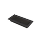 INK Kraft wastafel - 100x45x1cm - 1 wasbak - 2 kraangaten - Quartz zwart SW439628