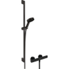Hansgrohe Pulsify Select S glijstangset - 90cm - 10.5cm handdouche - ecosmart - mat zwart SW1186273