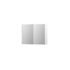INK SPK1 armoire de toilette – 80 x 60 x 14 cm – 2 portes, portes-miroir double face – Blanc mat SW493561