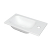 INK Enter Lavabo compact - 40x22x1cm - 1 trou de robinet - polystone blanc mat SW693052