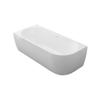 Saniclass D Shape half vrijstaand bad 180x80x60cm links wit SW278112 Saniclass D Shape half vrijstaand bad 180x80x60cm links wit SW278112
