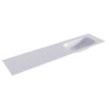 Mondiaz BIG small Cale solid surface inbouw wastafel 190cm rechts SW434372 Mondiaz BIG small Cale solid surface inbouw wastafel 190cm rechts SW434372