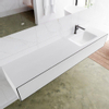 Mondiaz Lagom Meuble avec 2 tiroir 190x30x45cm vasque Cloud droite 1 trou de robinet Solid Surface Urban SW409242