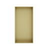 Hotbath &MORE Inbouwbox of inbouwnis - 30x15x10 - frameless - PVD - geborsteld messing (goud) SW1246539