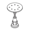Crosswater Leg Set 25mm Verhogingsset - 8-potige - voor Vito & Creo Douchebakken - wit SW916882