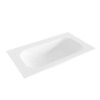 Mondiaz BIG small Talc solid surface inbouw wastafel 80cm midden SW428038 Mondiaz BIG small Talc solid surface inbouw wastafel 80cm midden SW428038