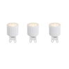 Luedd Ampoule LED - set de 3 - G9 - 3W - 2700K - 300LM - dimmable SW1211326
