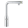 GROHE Essence Mitigeur de cuisine - haut - bec pivotant/extensible - chrome SW392222