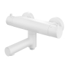 Hotbath Buddy mitigeur thermostatique de baignoire avec bec orientable inverseur bec blanc mat SW73704