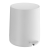 Smedbo Beslagsboden Poubelle à pédale 4ltr Softclose Mat Blanc SW1026305
