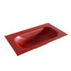 Mondiaz BIG small Fire solid surface inbouw wastafel 80cm midden SW427731 Mondiaz BIG small Fire solid surface inbouw wastafel 80cm midden SW427731