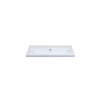 H&R Badmeubelen Djazz Wastafel - 81x45.5x4cm - 0 kraangaten - keramiek wit SW235608