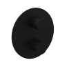 Hotbath Cobber afbouwdeel inbouwthermostaat met 2 functies stop-omstel mat zwart SW73642