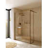 Riho Define Paroi de douche à l'italienne - forme en L - 140x40x200cm - Cuivre mat SW1185421