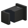 GROHE Euphoria Cube wandaansluitbocht - met houder - phantom black (zwart) SW1477549