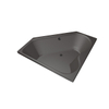 Xenz Cyprus baignoire d’angle 145x145cm avec pieds sans vidage Acrylique Anthracite mat SW103537 Xenz Cyprus baignoire d’angle 145x145cm avec pieds sans vidage Acrylique Anthracite mat SW103537