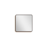 Saniclass Retro Line miroir – carré – 80 x 80 cm – Noir mat SW643418