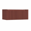 H&R Badmeubelen Juice Wastafelonderkast - 100x45x40cm - rechterhoek afgerond - 3D-front - 1 lade - geïntegreerde greep - terra mat SW1259708