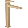 Hansgrohe Metropol 1-gats wastafelkraan - 260 met push open waste - met voorsprong vaste uitloop 20.4cm - geborsteld brons SW297572