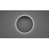 Wiesbaden Novi ronde spiegel met LED, dimbaar 60 cm mat zwart SW796250