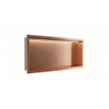 FugaFlow Eccelente Acces niche encastrée - 30x60x7 cm - éclairage LED - cuivre brossé SW1580358